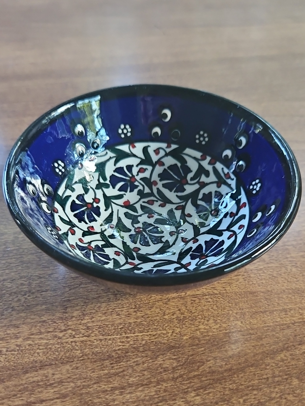 Hand-Painted Ceramic 4.5” Bowl